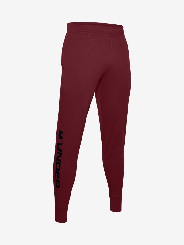 Tepláky Under Armour Sportstyle Cotton Graphic Jogger Červená