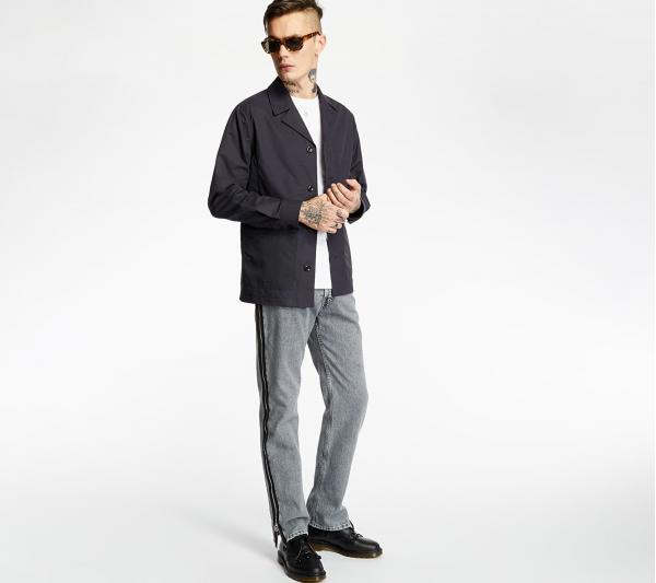 Norse Projects Mads 60/40 Cotton Nylon Shirt Dark Navy