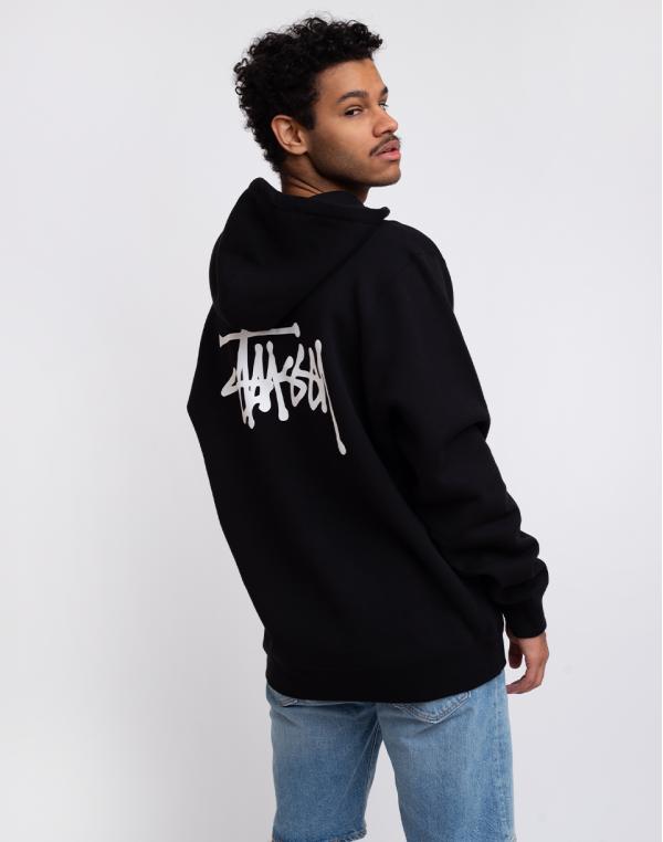 Stüssy Basic Hood Black M