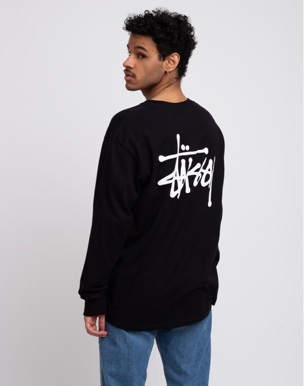 Stüssy Basic Ls Tee Black L
