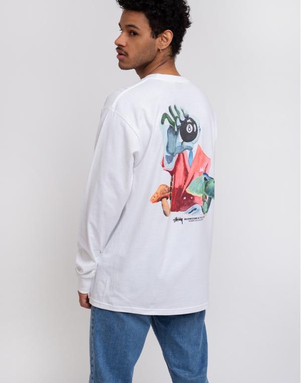 Stüssy In The Clouds LS Tee White S