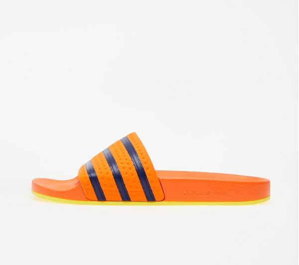 adidas Adilette Trace Orange/ Hi-Res Orange/ Dark Blue