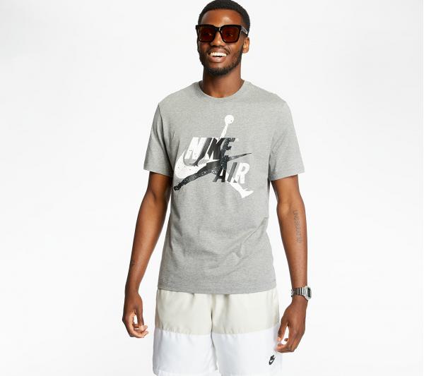 Jordan M J Classics Crew Tee Grey