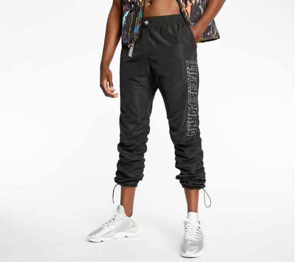 LIFE IS PORNO Windbreaker Pants Black