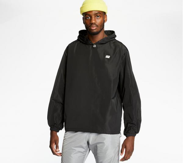 LIFE IS PORNO Windbreaker Black