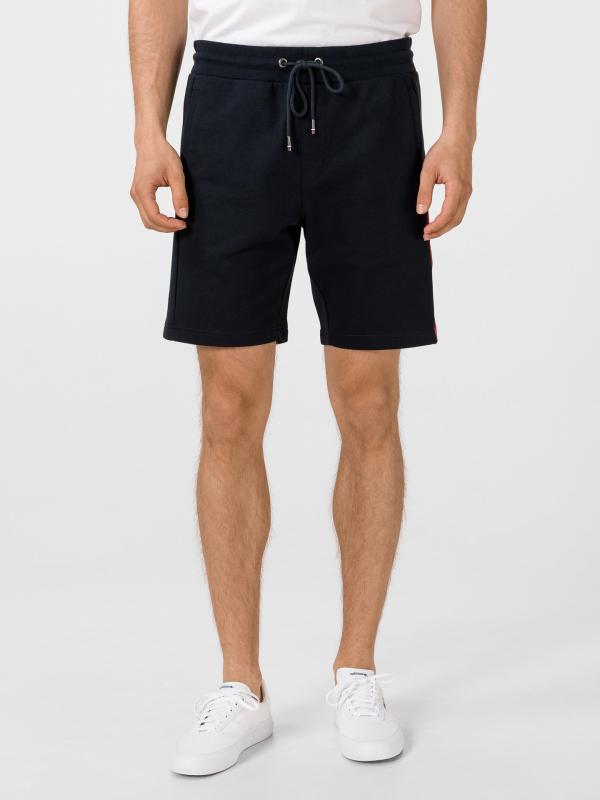 Intarsia Kraťasy Tommy Hilfiger Modrá