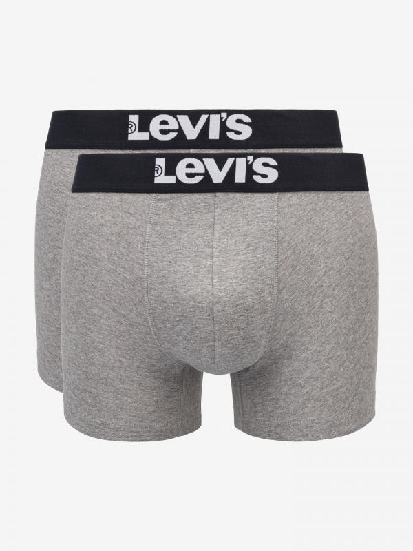 Boxerky 2 ks Levi's® Šedá