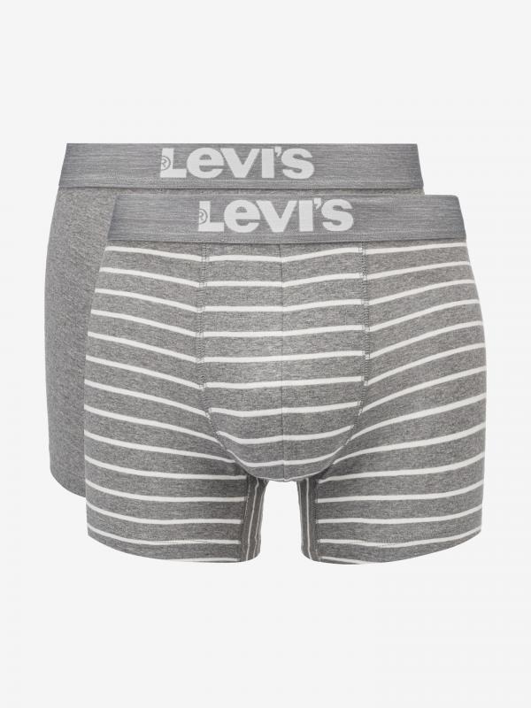 Boxerky 2 ks Levi's® Šedá