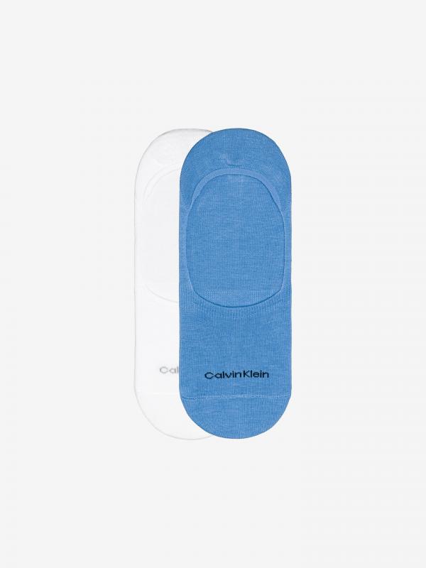Ponožky 2 páry Calvin Klein Bílá