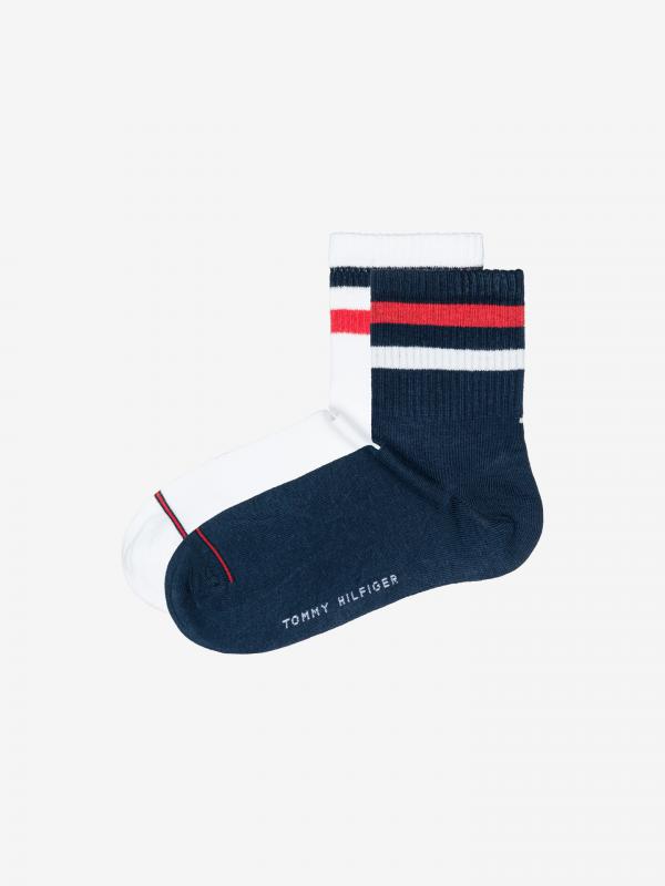 Ponožky 2 páry Tommy Hilfiger Bílá