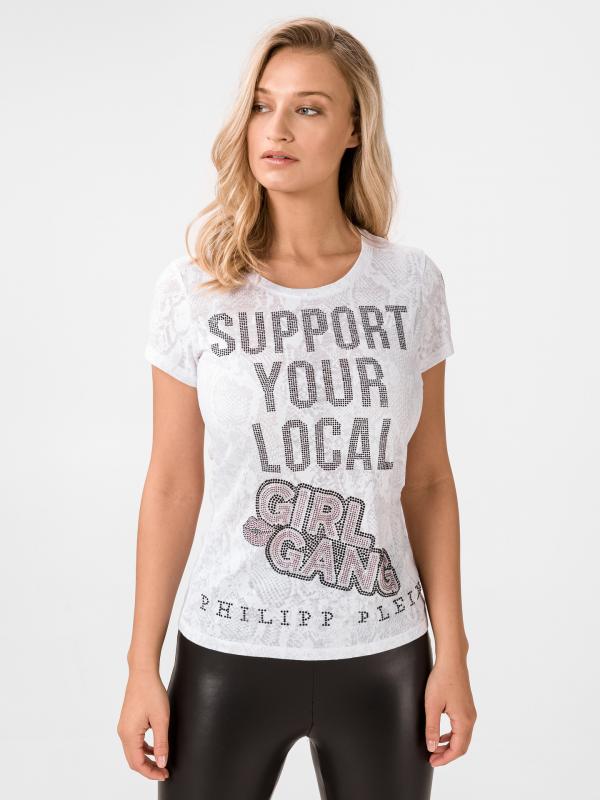 Support Triko Philipp Plein Bílá