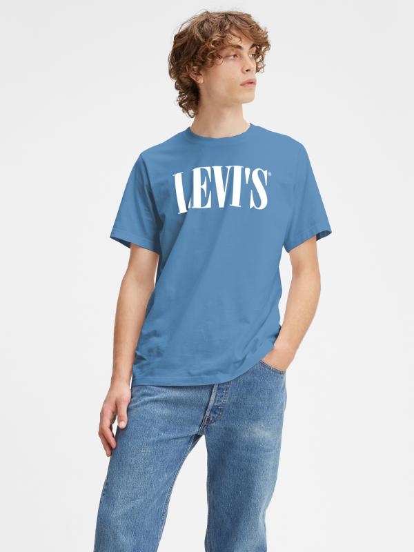 Relaxed Graphic Triko Levi's® Modrá