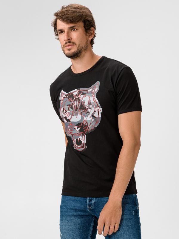 Tiger Triko Philipp Plein Sport Černá