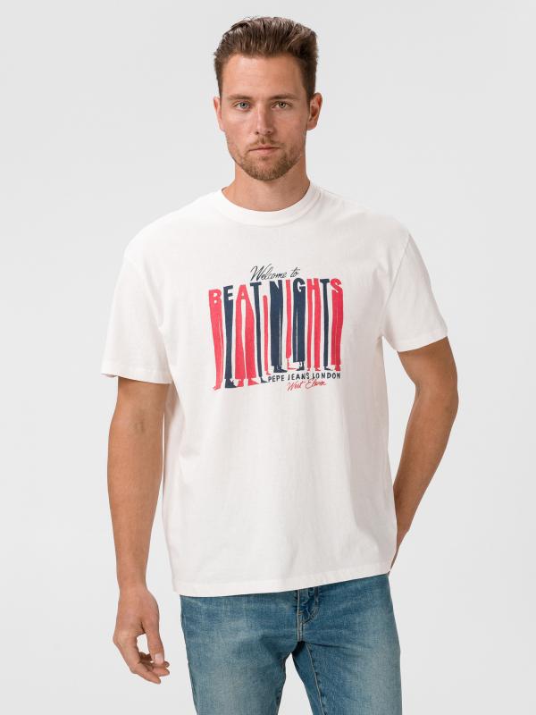 Bentley Triko Pepe Jeans Bílá