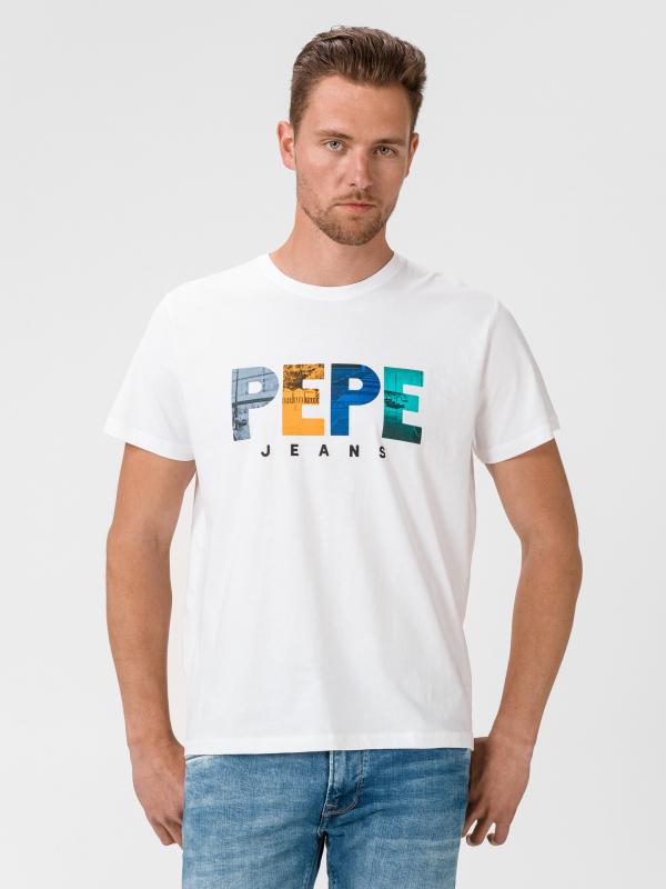 Edison Triko Pepe Jeans Bílá