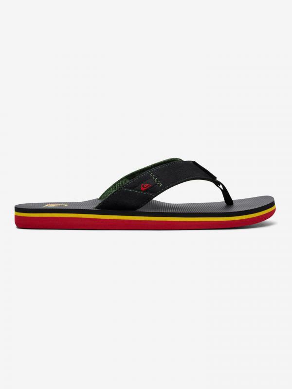 Molokai Abyss Žabky Quiksilver Černá