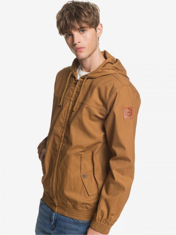 Brooks Unlined Bunda Quiksilver Hnědá