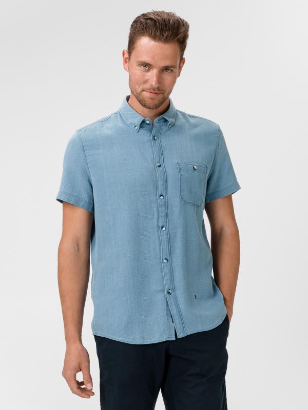 Irvin Košile Pepe Jeans Modrá