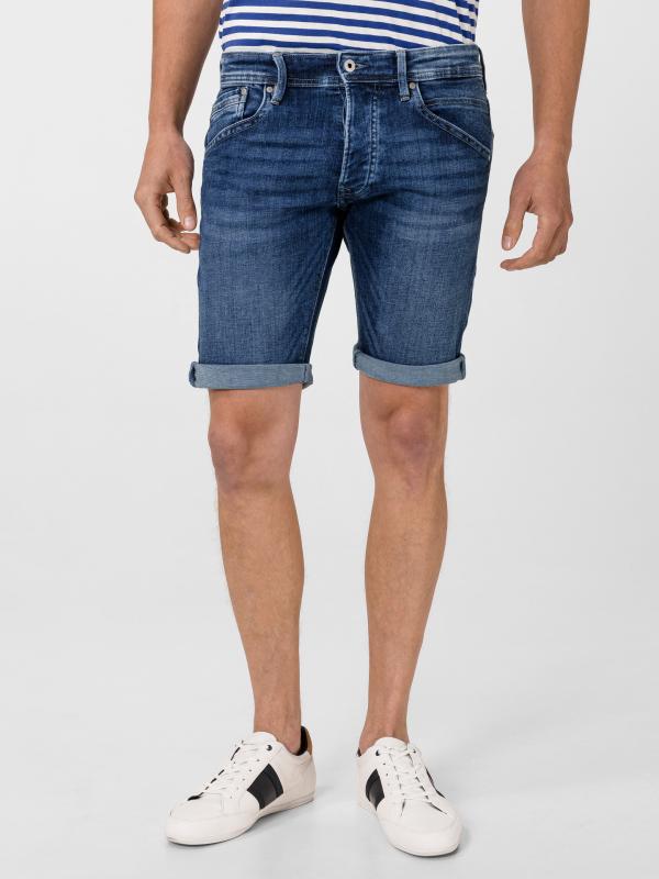 Track Kraťasy Pepe Jeans Modrá