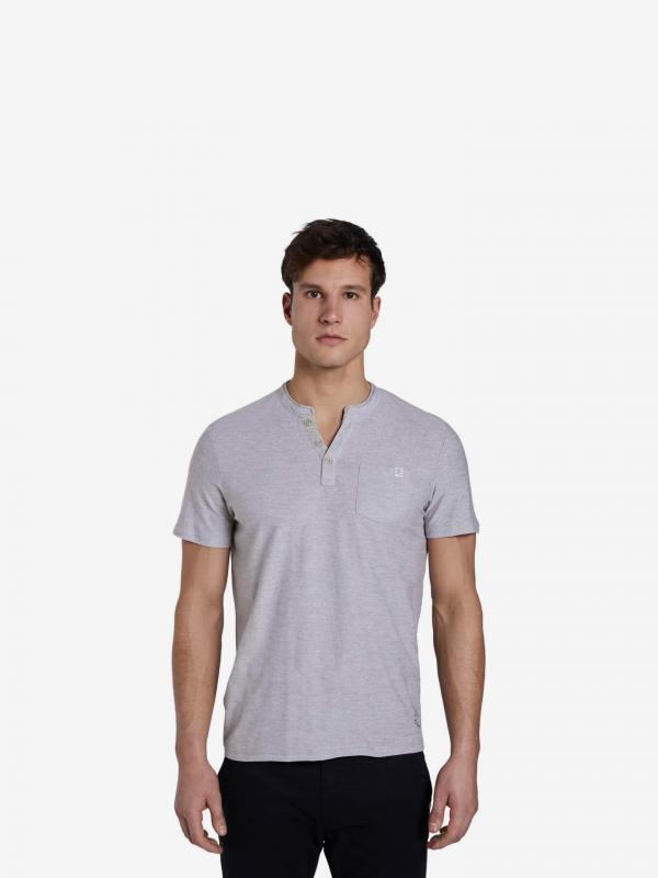 Polo triko Tom Tailor Šedá