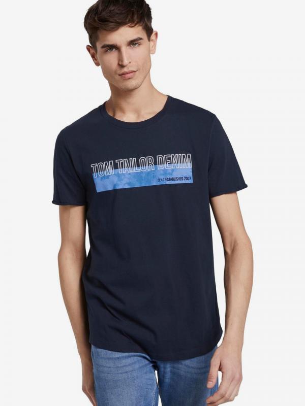 Triko Tom Tailor Denim Modrá