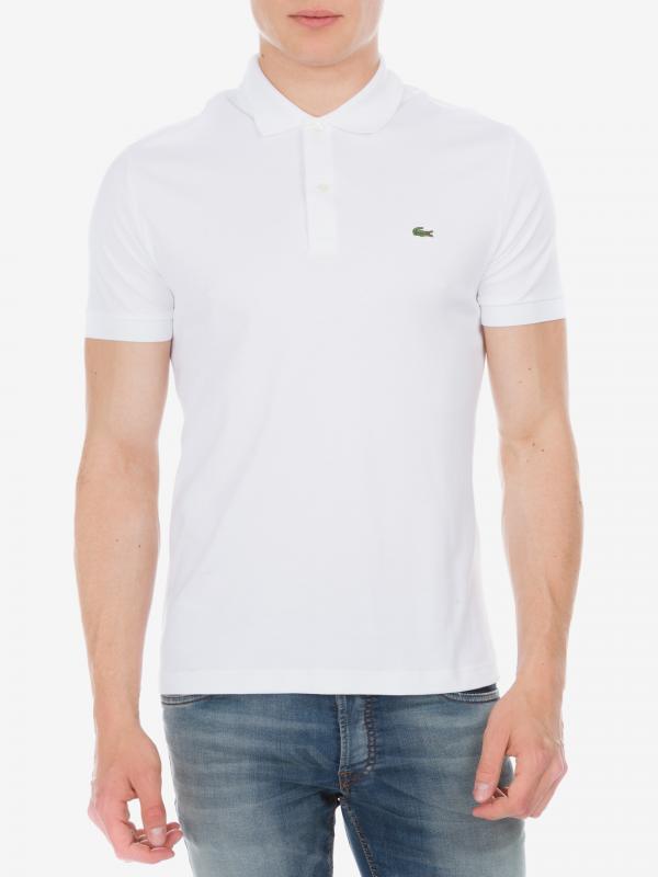 Polo triko Lacoste Bílá