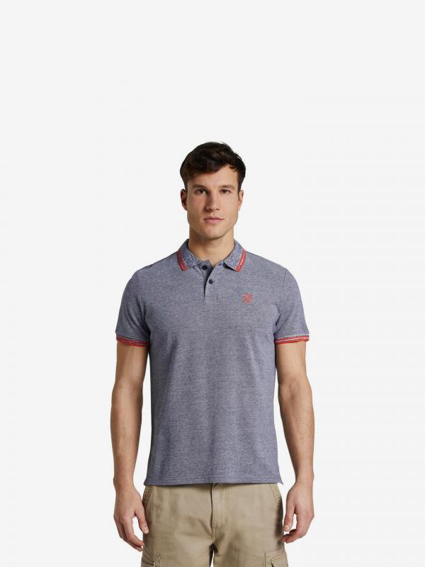 Polo triko Tom Tailor Modrá