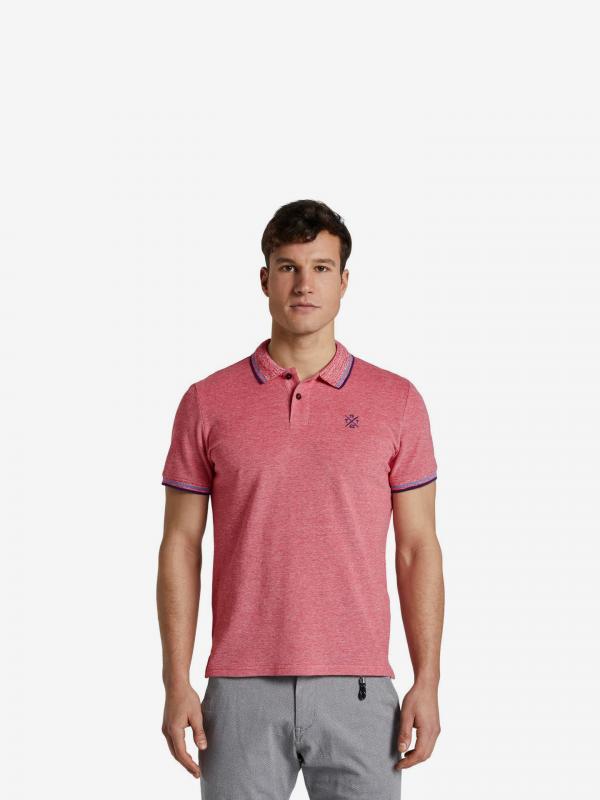 Polo triko Tom Tailor Červená