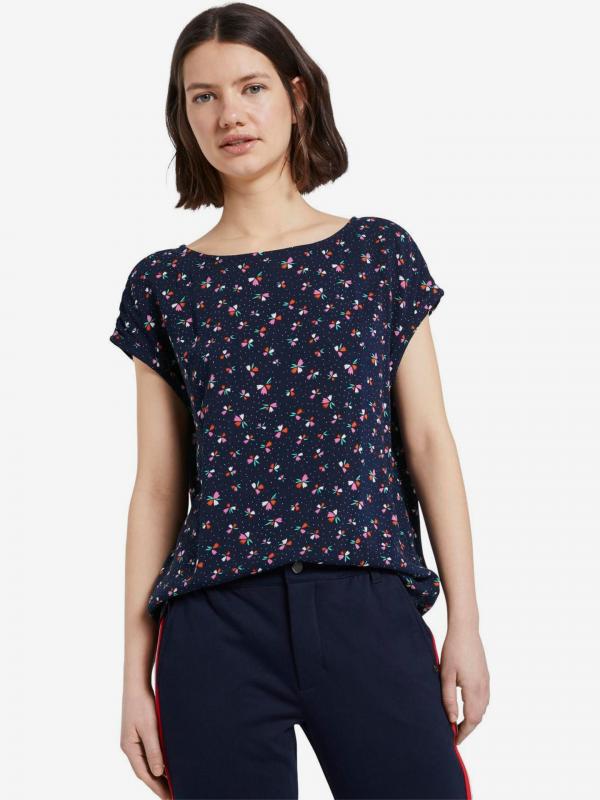 Triko Tom Tailor Denim Modrá