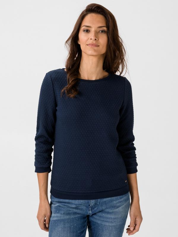 Mikina Tom Tailor Denim Modrá