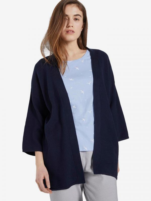Cardigan Tom Tailor Denim Modrá