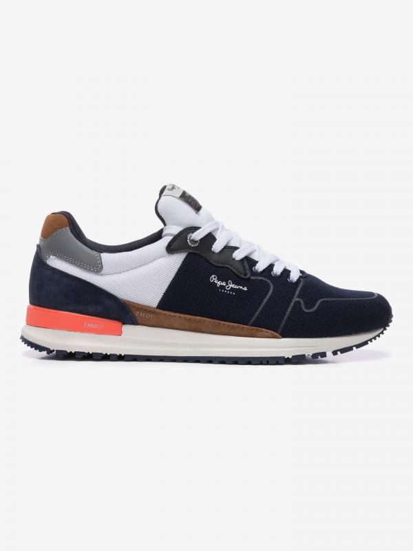 Tinker Pro Racer Tenisky Pepe Jeans Modrá