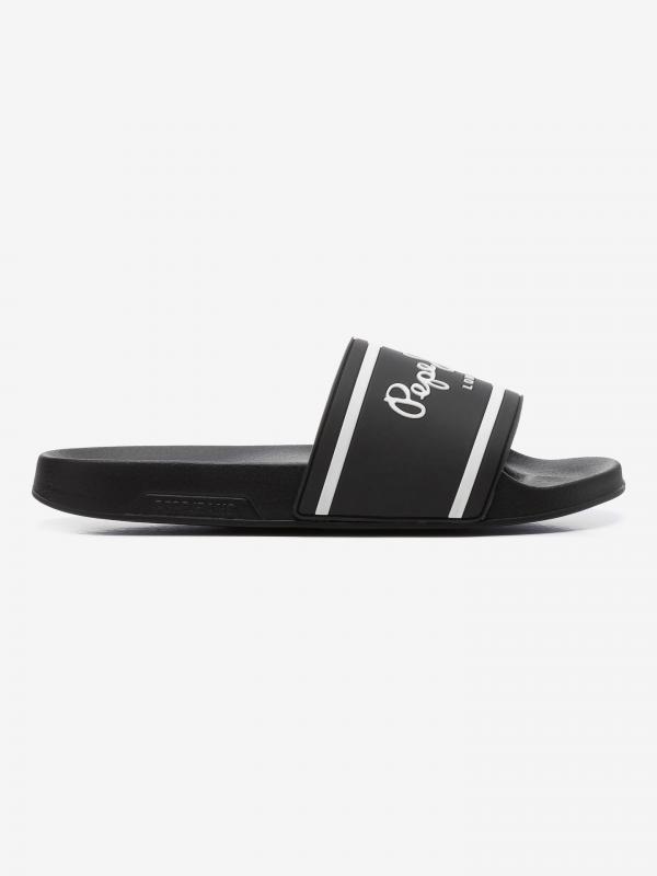 Basic Pantofle Pepe Jeans Černá