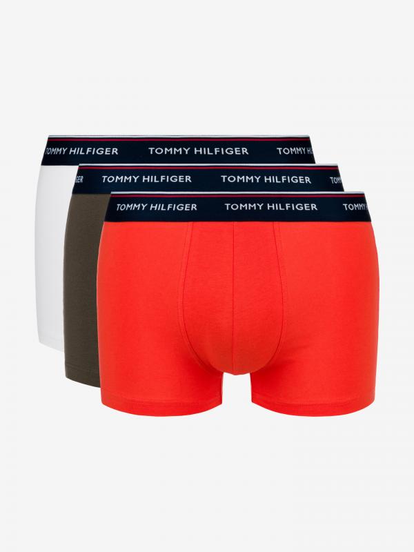Boxerky 3 ks Tommy Hilfiger Červená