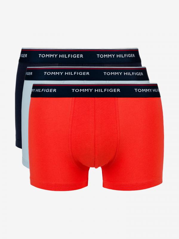 Boxerky 3 ks Tommy Hilfiger Červená