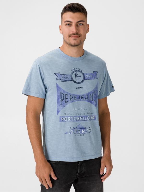 Harvey Triko Pepe Jeans Modrá
