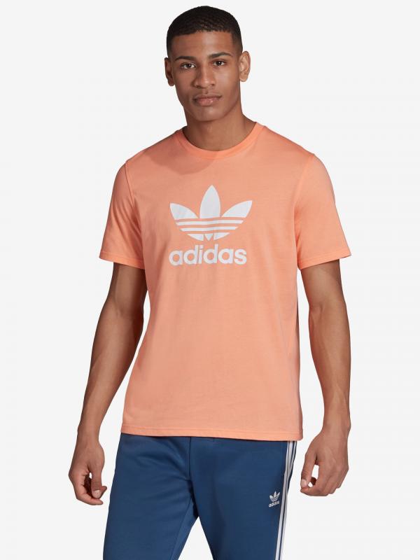 Trefoil Triko adidas Originals Oranžová