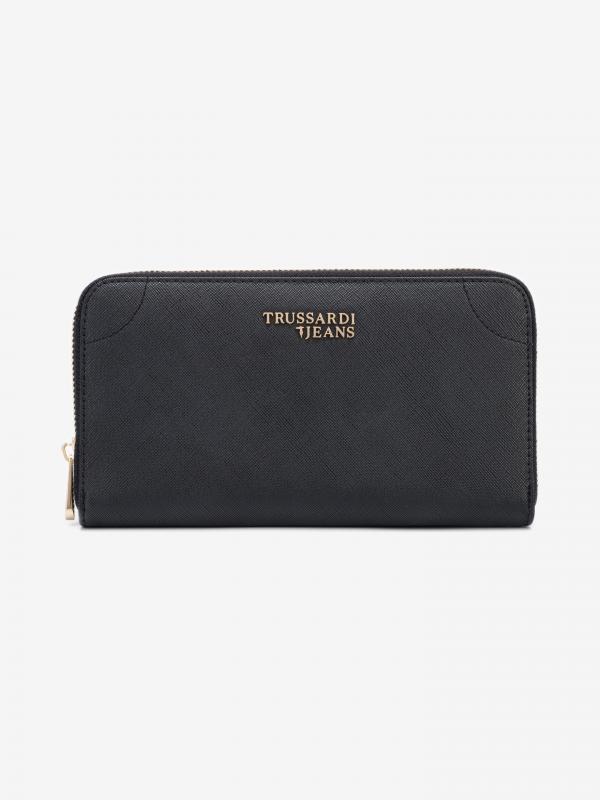 Bella Large Peněženka Trussardi Jeans Černá