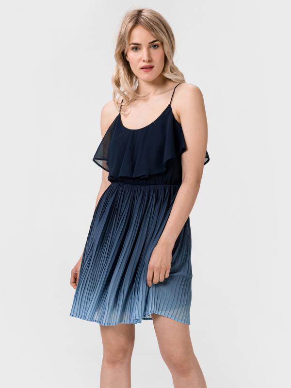 Luna Šaty Vero Moda Modrá