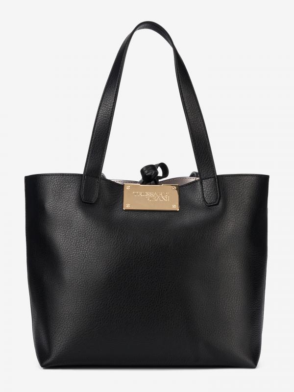 Luna Medium Kabelka Trussardi Jeans Černá