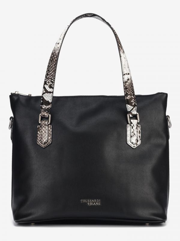 Iris Large Kabelka Trussardi Jeans Černá
