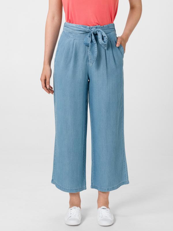 Laura Kalhoty Vero Moda Modrá