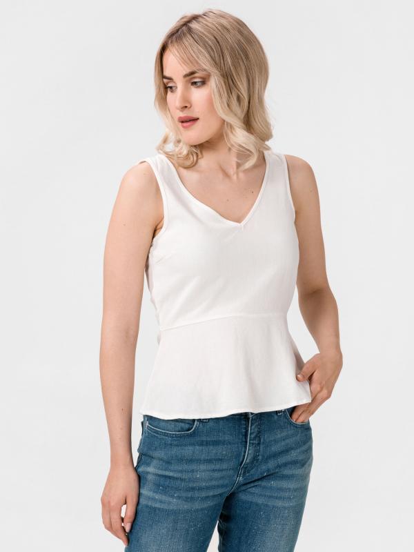 Helen Milo Top Vero Moda Bílá