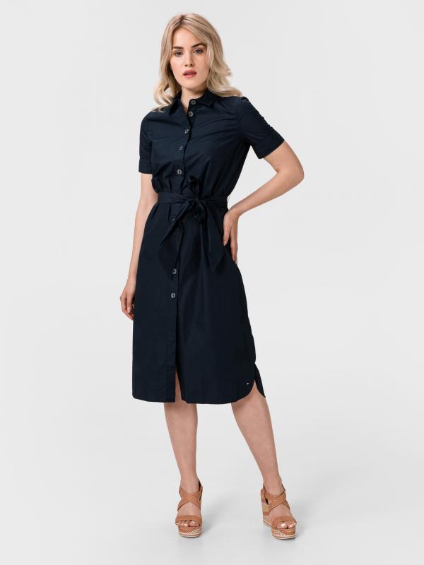 Reisa Šaty Tommy Hilfiger Modrá