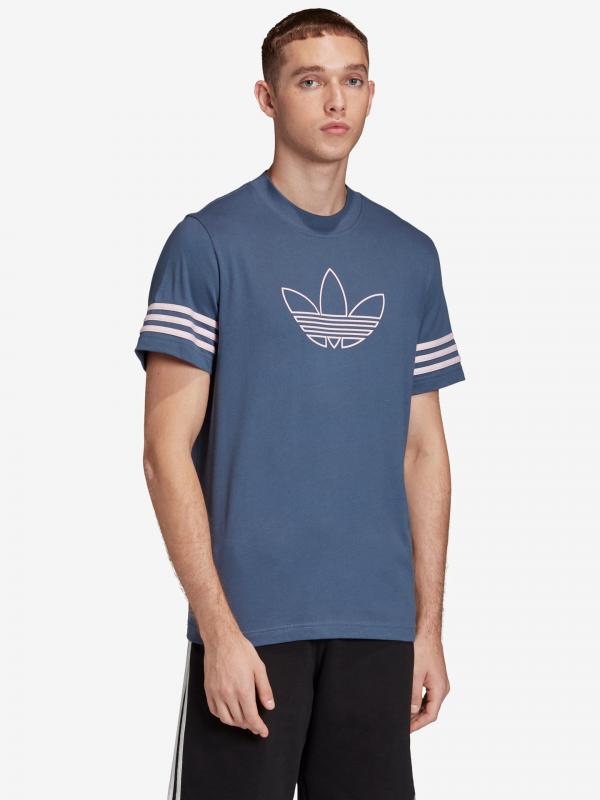 Triko adidas Originals Modrá