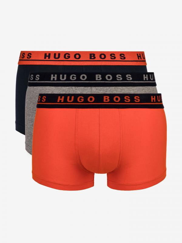 Boxerky 3 ks BOSS Červená
