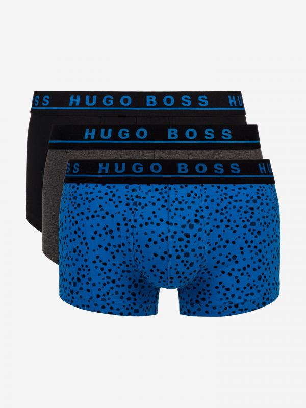 Boxerky 3 ks BOSS Modrá