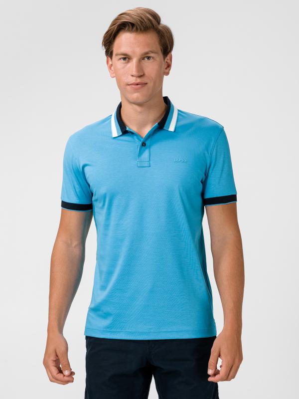 Phillipson 67 Polo triko BOSS Modrá