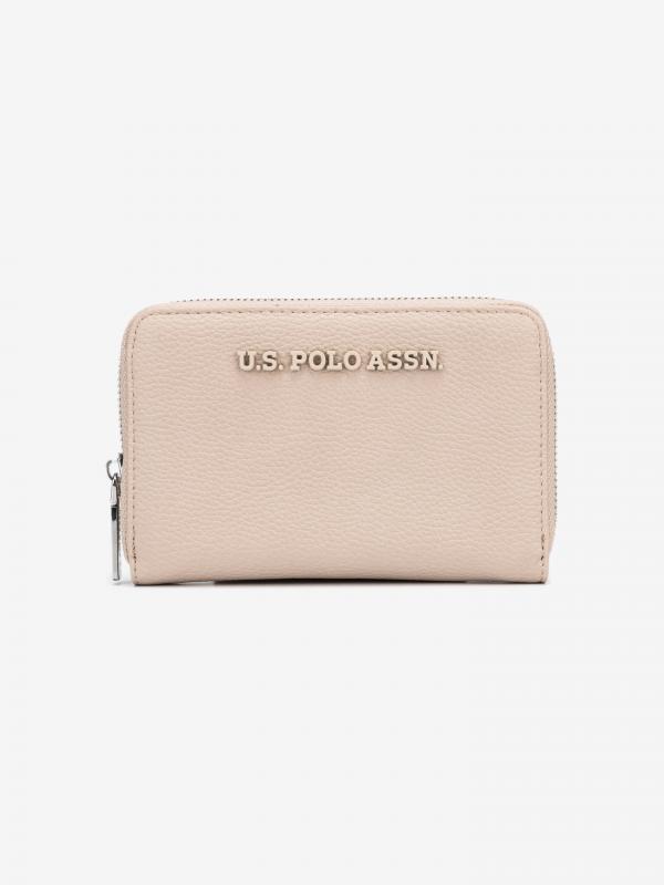 Farfield Medium Peněženka U.S. Polo Assn Béžová