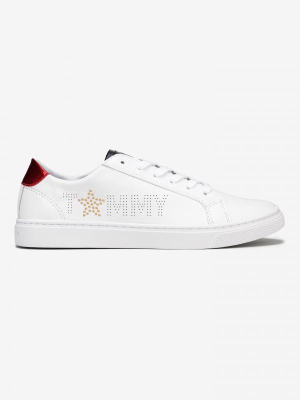 Tommy Star Metallic Tenisky Tommy Hilfiger Bílá